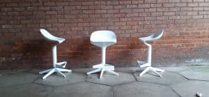 White Spoon Kartell Stool