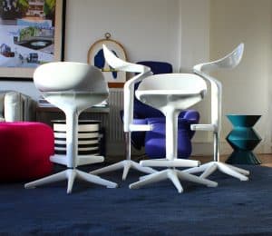 White Spoon Kartell Stool