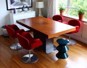 Red little tulips, Artifort Pierre Paulin