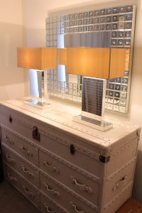 Pair Porta Romana Lamelles de miroir