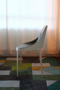 Elle chairs green and grey