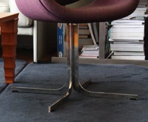 House of Pac Little tulip Pierre Paulin Artifort Purple Wool fixed base