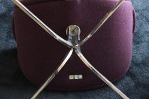 House of Pac Little tulip Pierre Paulin Artifort Purple Wool fixed base