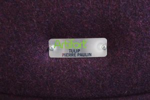 House of Pac Little tulip Pierre Paulin Artifort Purple Wool fixed base