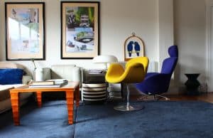 House of Pac Little tulip Pierre Paulin Artifort Yellow Knoll Textile