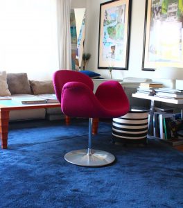 House of Pac Little tulip Pierre Paulin Artifort Fushia Knoll Textile