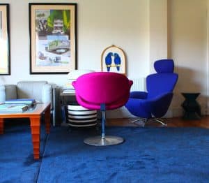 House of Pac Little tulip Pierre Paulin Artifort Fushia Knoll Textile