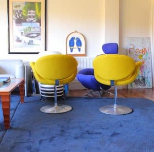 House of Pac Little tulip Pierre Paulin Artifort Yellow Knoll Textile