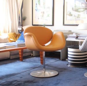 House of Pac Little tulip Pierre Paulin Artifort caramel