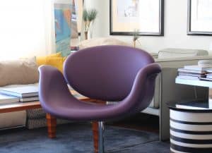 House of Pac Little tulip Pierre Paulin Artifort Violette