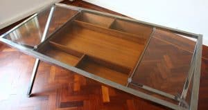 Porada Stylo Desk with little tulip Artifort Pierre Paulin