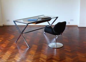 Porada Stylo Desk with little tulip Artifort Pierre Paulin