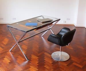 Porada Stylo Desk with little tulip Artifort Pierre Paulin