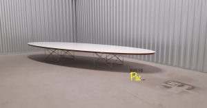 House of Pac - Elliptical table ETR Eames Vitra White