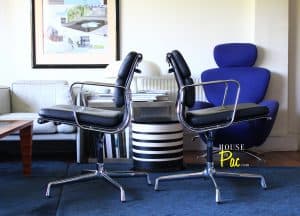 House of Pac - Vitra Softpad EA208 black leather