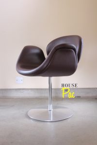 House of Pac - Sepia Leather Little Tulip Pierre Paulin Artifort