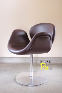 House of Pac - Sepia Leather Little Tulip Pierre Paulin Artifort