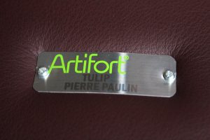 House of Pac - Sepia Leather Little Tulip Pierre Paulin Artifort