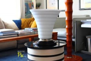 House of Pac - Giorgetti Palmus floor and table lamps by Leon Krier