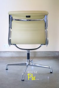 House of Pac - Cream leather EA 205 Eames chair by Vitra
