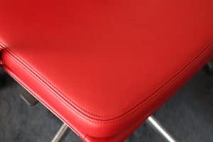 House of Pac - Red Eames Soft Pad EA217 chair by Vitra