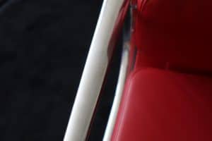 House of Pac - Red Eames Soft Pad EA217 chair by Vitra