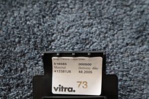 House of Pac - Red Eames Soft Pad EA217 chair by Vitra