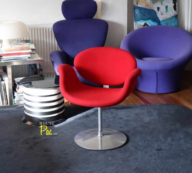 House of Pac - Red Little Tulip by Pierre Paulin and Artifort