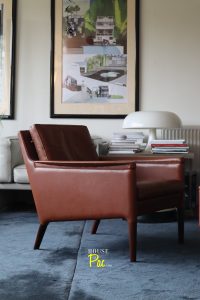 House of Pac - Kurt Ostervig Model 55 armchair and ottoman