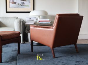 House of Pac - Kurt Ostervig Model 55 armchair and ottoman