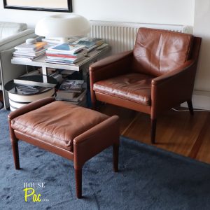 House of Pac - Kurt Ostervig Model 55 armchair and ottoman