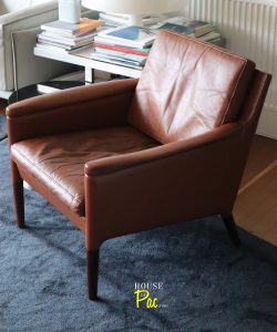 House of Pac - Kurt Ostervig Model 55 armchair and ottoman