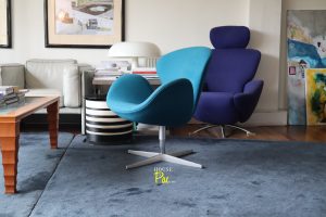 House of Pac - Swan chair Arne Jacobsen Fritz Hansen turquoise