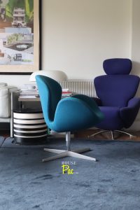 House of Pac - Swan chair Arne Jacobsen Fritz Hansen turquoise