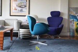 House of Pac - Swan chair Arne Jacobsen Fritz Hansen turquoise