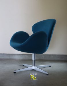 House of Pac - Swan chair Arne Jacobsen Fritz Hansen turquoise