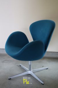 House of Pac - Swan chair Arne Jacobsen Fritz Hansen turquoise