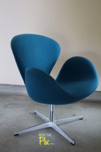 House of Pac - Swan chair Arne Jacobsen Fritz Hansen turquoise