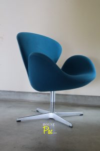 House of Pac - Swan chair Arne Jacobsen Fritz Hansen turquoise
