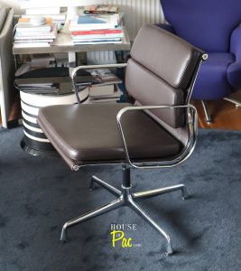 House of Pac - EA208 Eames Vitra Brown Leather