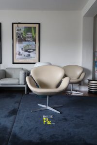 House of Pac - Leather Swan Chair Arne Jacobsen Fritz Hansen