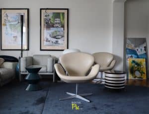 House of Pac - Leather Swan Chair Arne Jacobsen Fritz Hansen