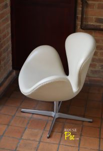 House of Pac - Leather Swan Chair Arne Jacobsen Fritz Hansen