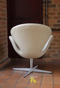 House of Pac - Leather Swan Chair Arne Jacobsen Fritz Hansen