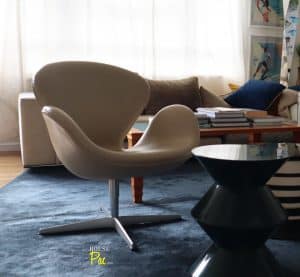 House of Pac - Leather Swan Chair Arne Jacobsen Fritz Hansen