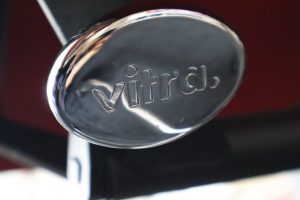 House of Pac - Red leather EA217 Vitra Eames