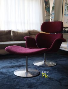House of Pac - Big Tulip and ottoman by Pierre Paulin and Artifort