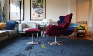 House of Pac - Big Tulip and ottoman by Pierre Paulin and Artifort