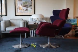 House of Pac - Big Tulip and ottoman by Pierre Paulin and Artifort