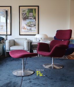 House of Pac - Big Tulip and ottoman by Pierre Paulin and Artifort